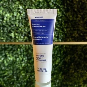 Korres Foaming Cream Cleanser | NEW | Travel Size | Sealed